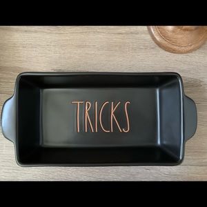 Rae Dunn Tricks Loaf Pan Ceramic